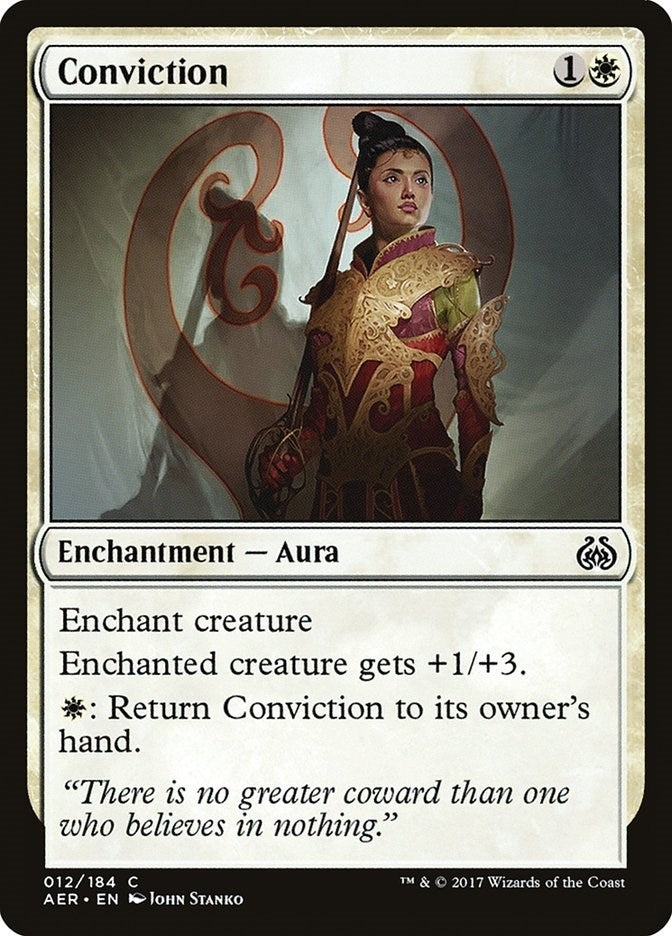 Image for Conviction (12) [Aether Revolt] - Magic: The Gathering