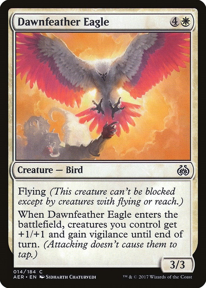 Image for Dawnfeather Eagle (14) [Aether Revolt] - Magic: The Gathering