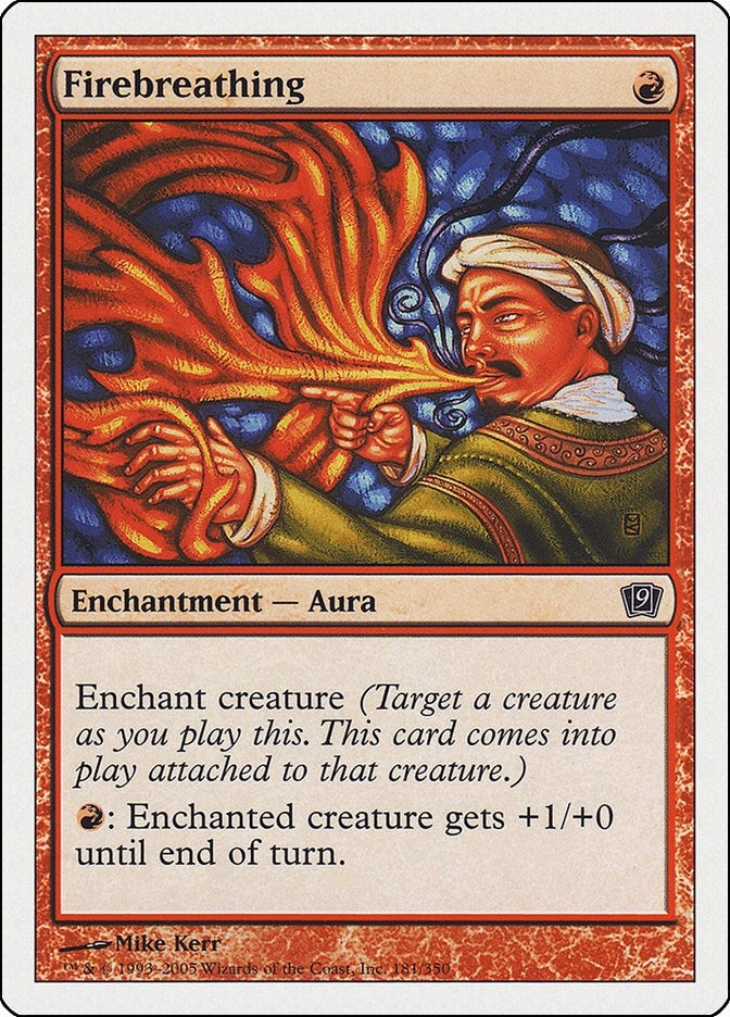 Image for Firebreathing (181) [9th Edition] - Magic: The Gathering