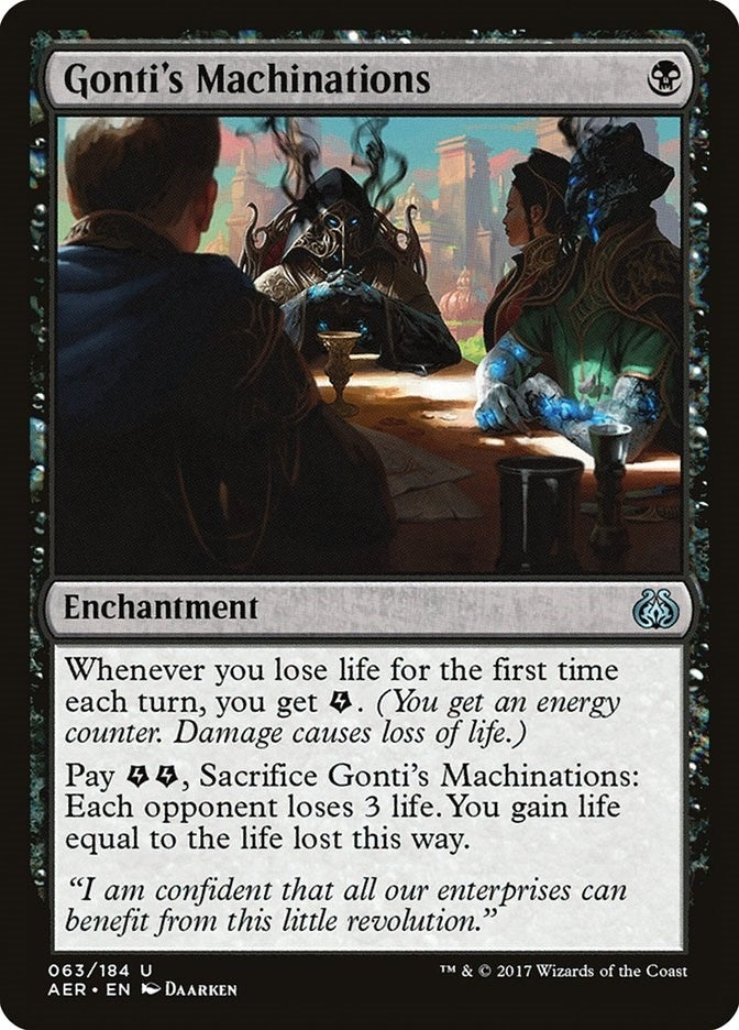 Image for Gonti's Machinations (63) [Aether Revolt] - Magic: The Gathering