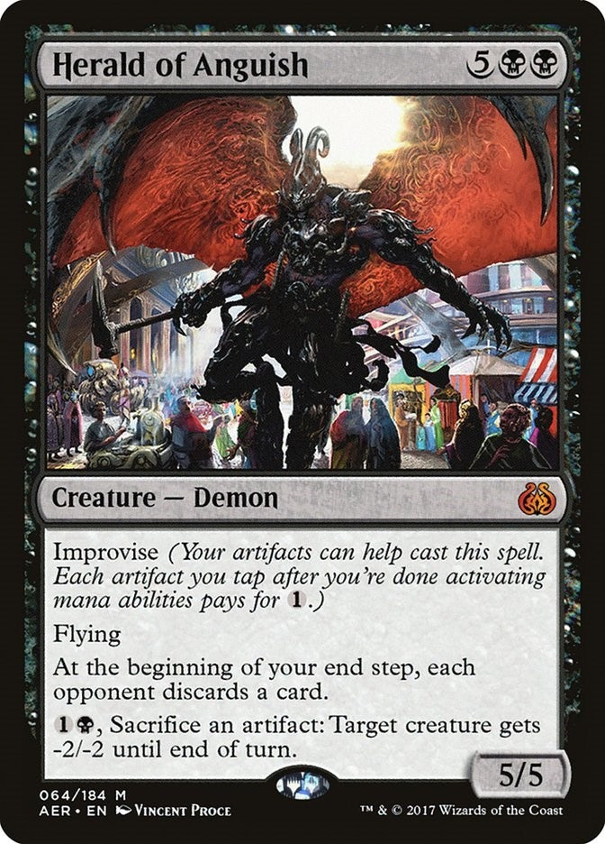 Image for Herald of Anguish (64) [Aether Revolt] - Magic: The Gathering