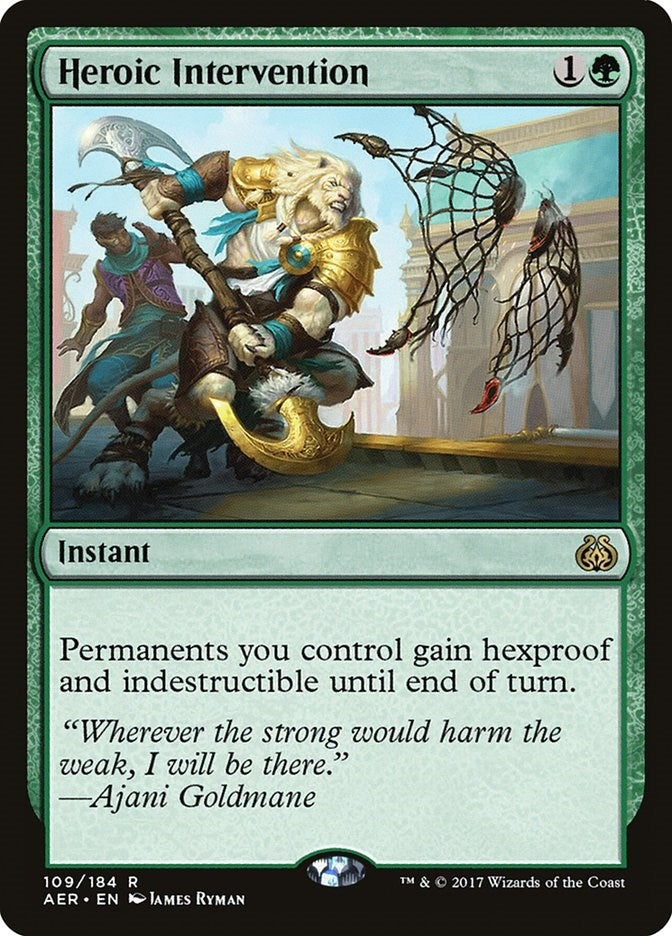 Image for Heroic Intervention (109) [Aether Revolt] - Magic: The Gathering