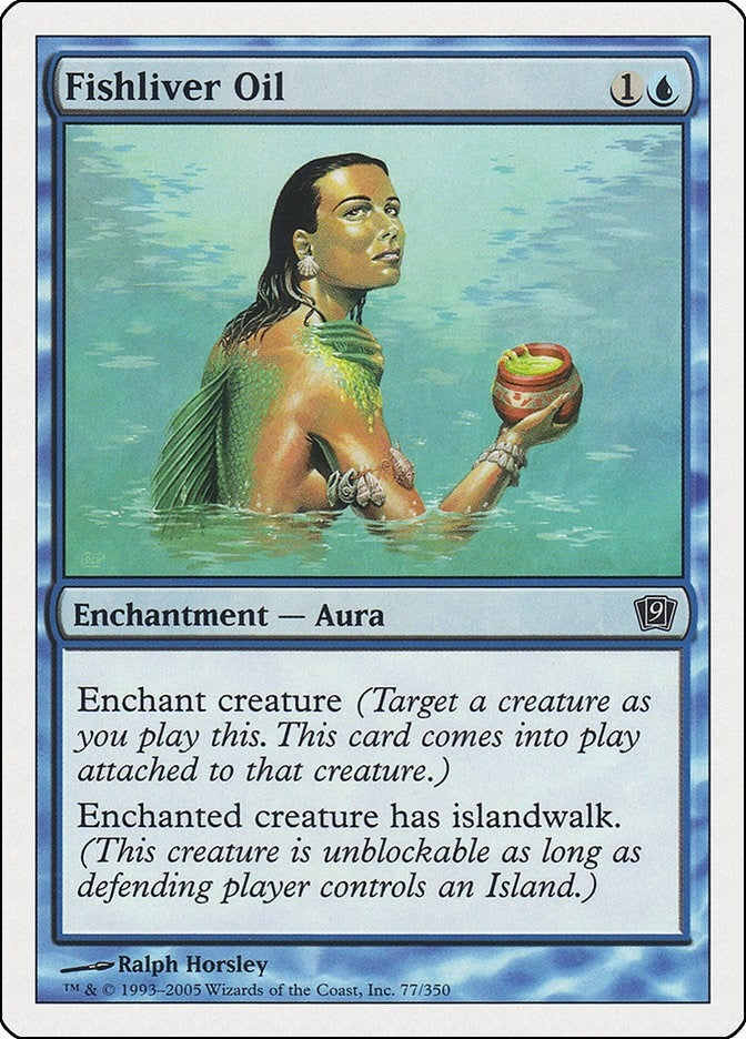 Image for Fishliver Oil (77) [9th Edition] - Magic: The Gathering