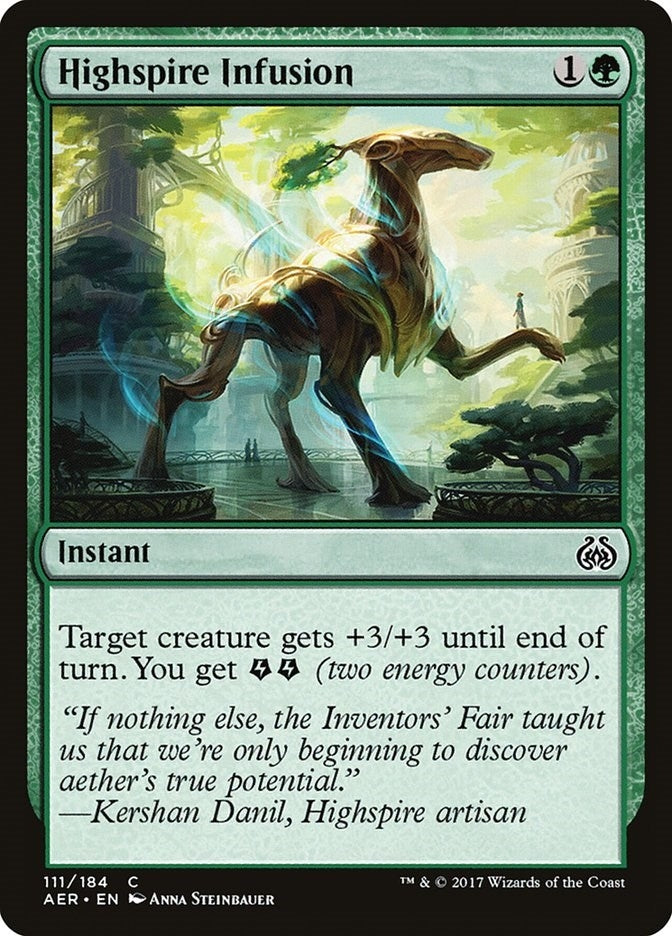 Image for Highspire Infusion (111) [Aether Revolt] - Magic: The Gathering