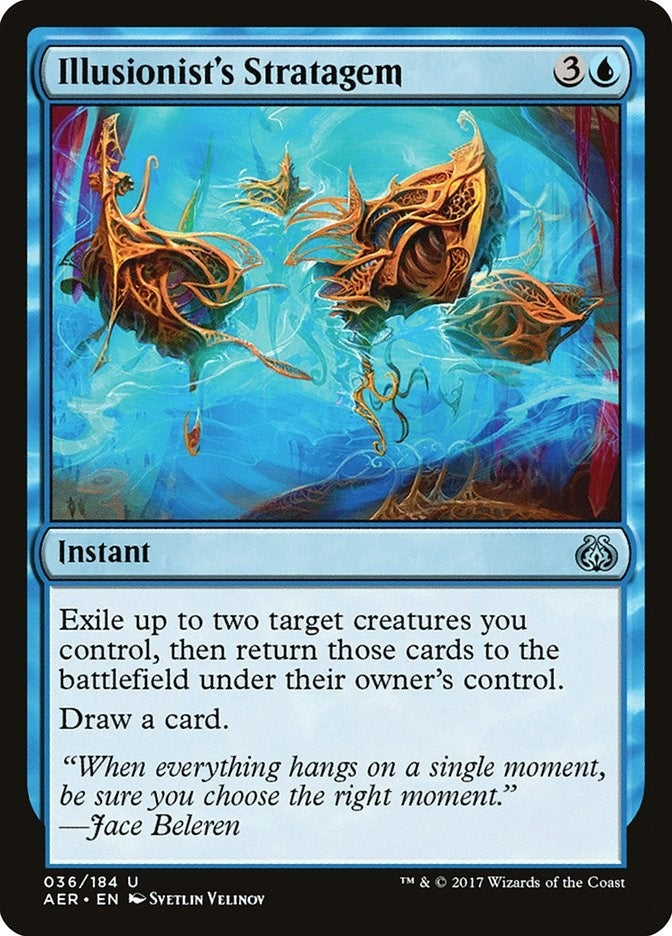 Image for Illusionist's Stratagem (36) [Aether Revolt] - Magic: The Gathering
