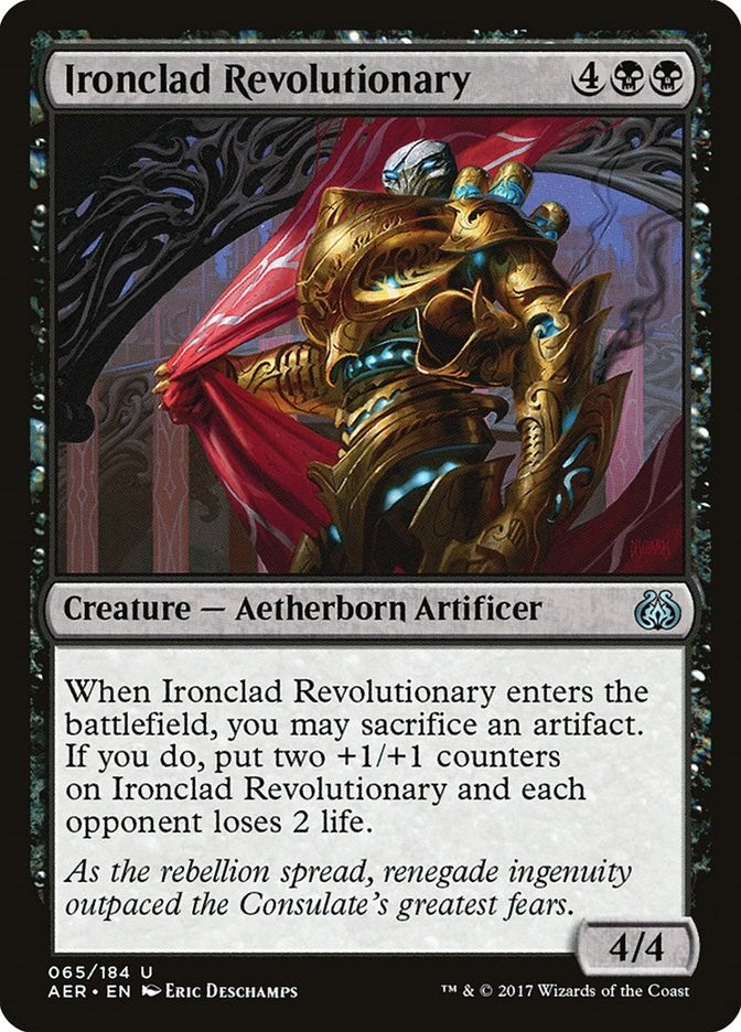 Image for Ironclad Revolutionary (65) [Aether Revolt] - Magic: The Gathering