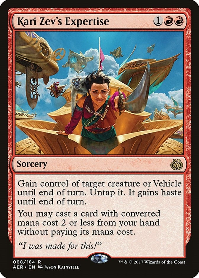 Image for Kari Zev's Expertise (88) [Aether Revolt] - Magic: The Gathering
