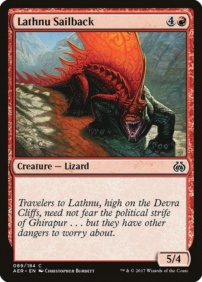 Image for Lathnu Sailback (89) [Aether Revolt] - Magic: The Gathering