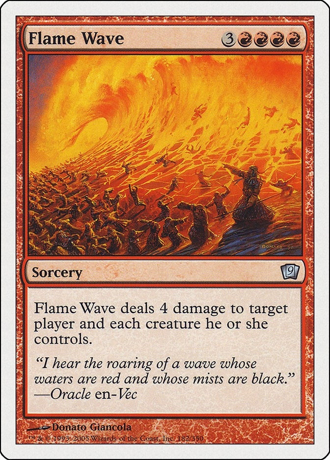 Image for Flame Wave (182) [9th Edition] - Magic: The Gathering