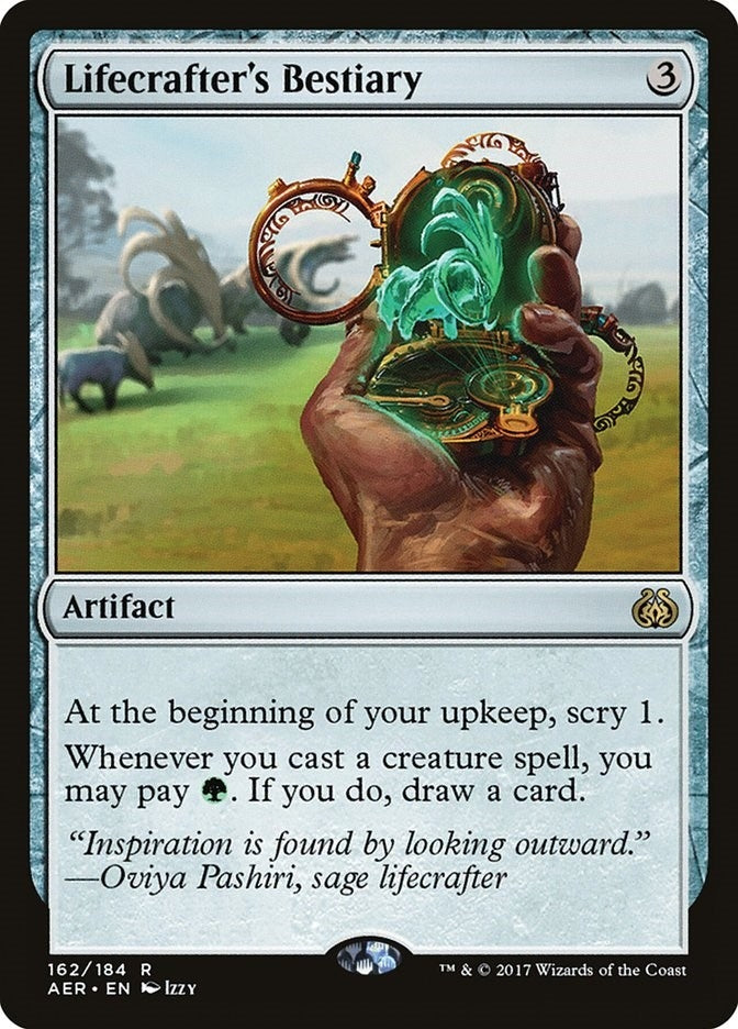 Image for Lifecrafter's Bestiary (162) [Aether Revolt] - Magic: The Gathering