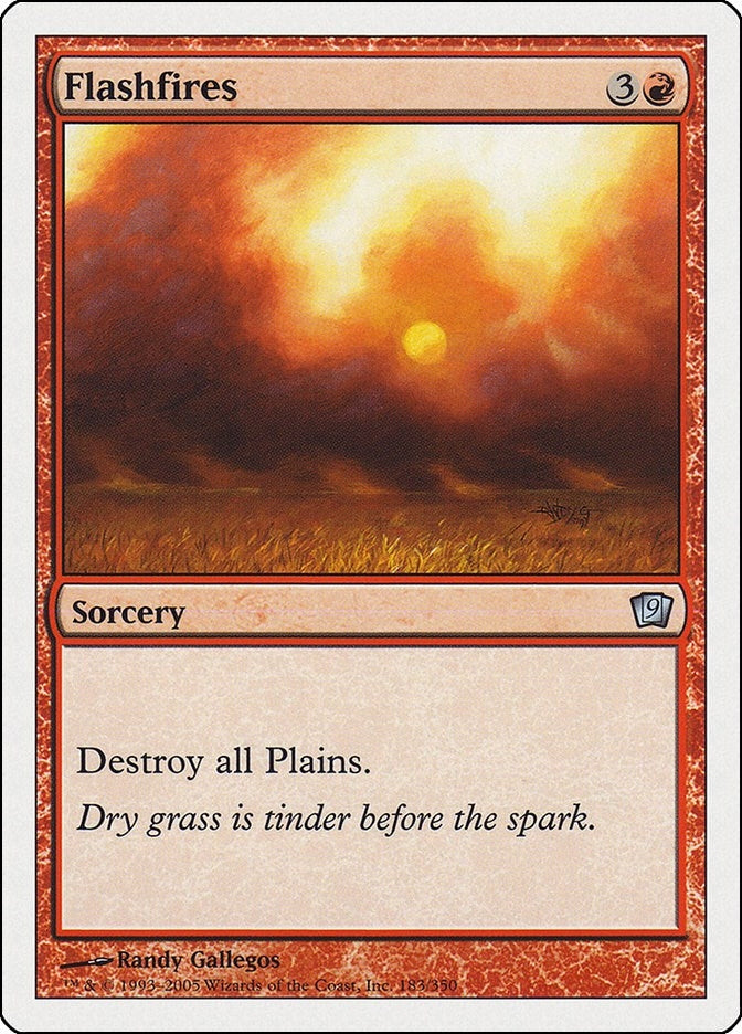 Image for Flashfires (183) [9th Edition] - Magic: The Gathering
