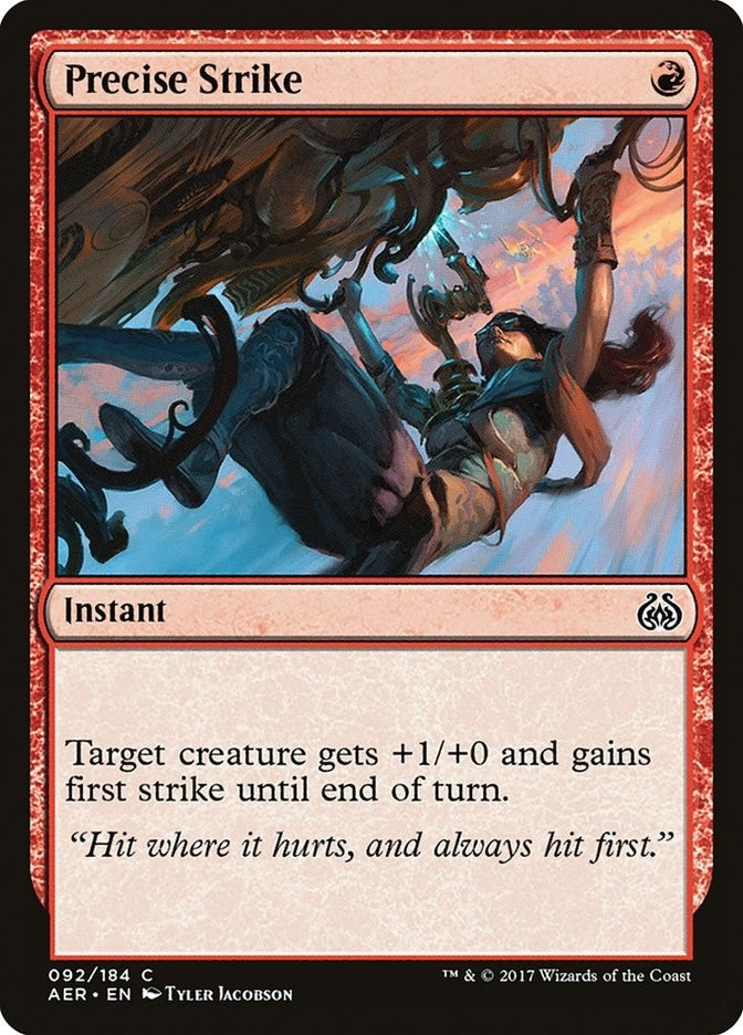 Image for Precise Strike (92) [Aether Revolt] - Magic: The Gathering