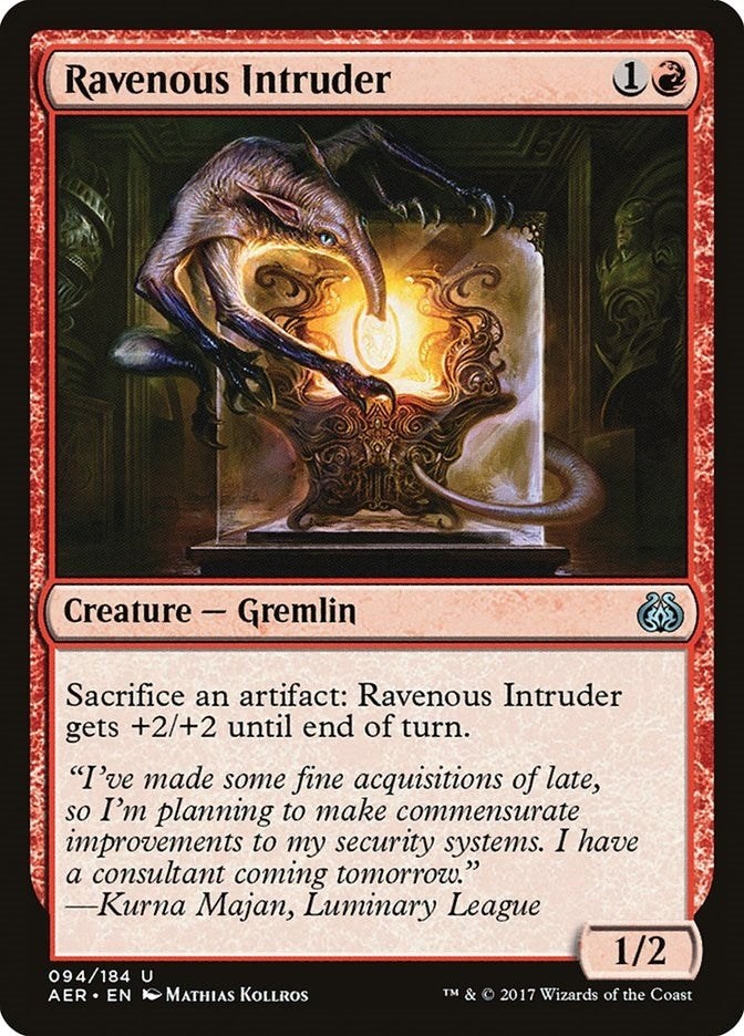 Image for Ravenous Intruder (94) [Aether Revolt] - Magic: The Gathering