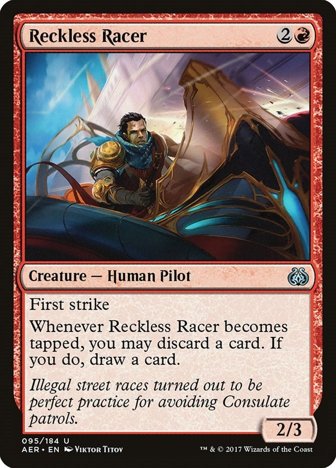 Image for Reckless Racer (95) [Aether Revolt] - Magic: The Gathering