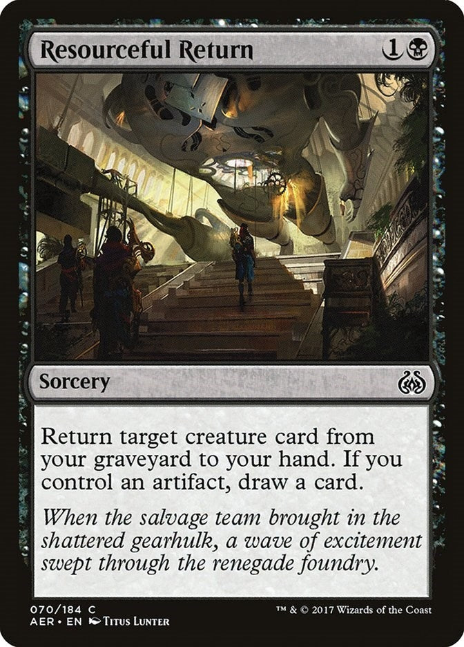 Image for Resourceful Return (70) [Aether Revolt] - Magic: The Gathering