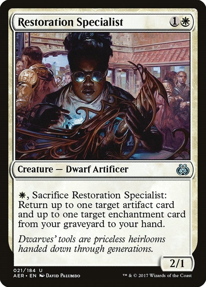 Image for Restoration Specialist (21) [Aether Revolt] - Magic: The Gathering