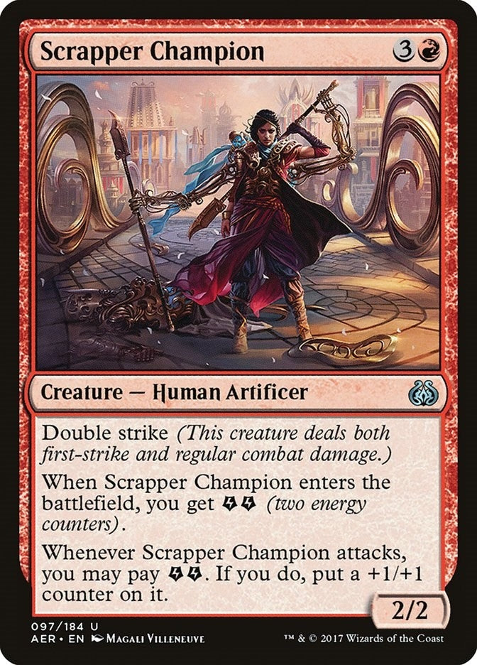 Image for Scrapper Champion (97) [Aether Revolt] - Magic: The Gathering