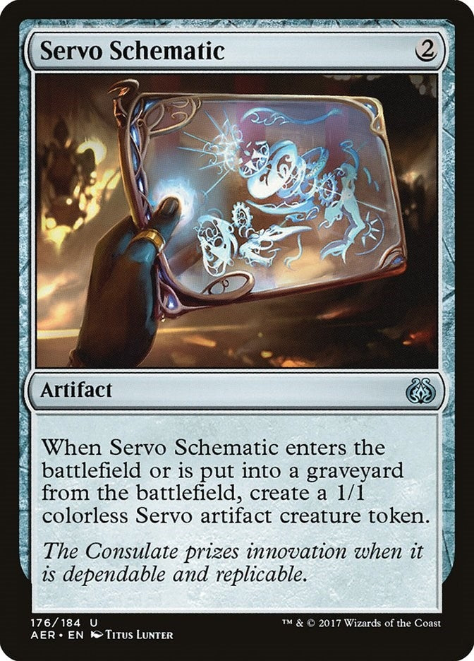 Image for Servo Schematic (176) [Aether Revolt] - Magic: The Gathering