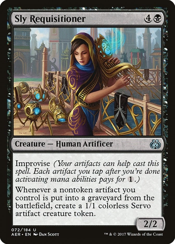 Image for Sly Requisitioner (72) [Aether Revolt] - Magic: The Gathering
