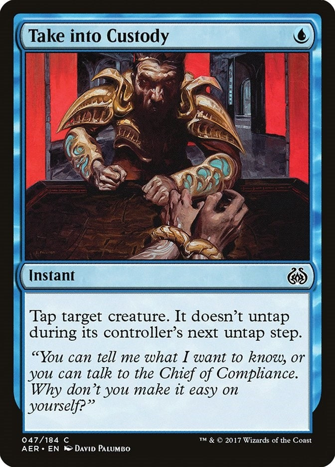 Image for Take into Custody (47) [Aether Revolt] - Magic: The Gathering