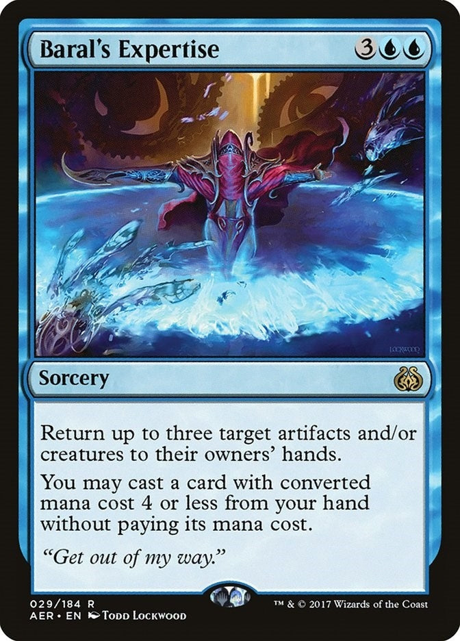 Image for Baral's Expertise (29) [Aether Revolt] - Magic: The Gathering