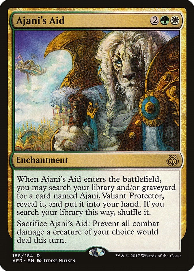 Image for Ajani's Aid (188) [Aether Revolt] - Magic: The Gathering