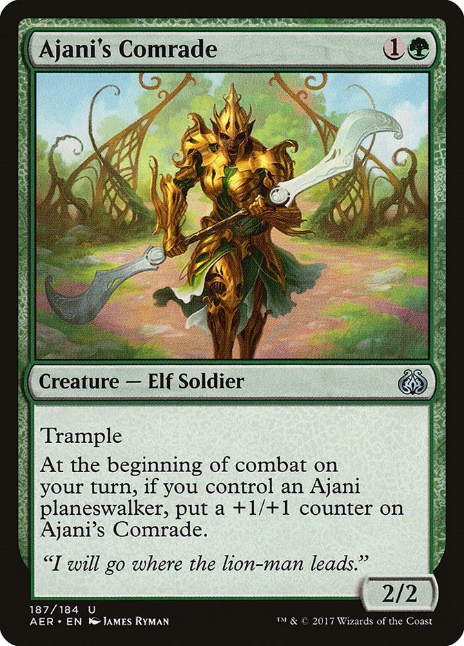 Ajani's Comrade (187) [Aether Revolt]