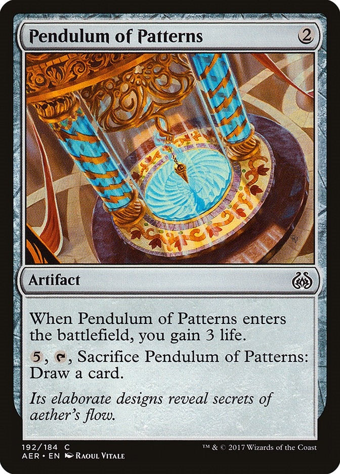 Image for Pendulum of Patterns (192) [Aether Revolt] - Magic: The Gathering