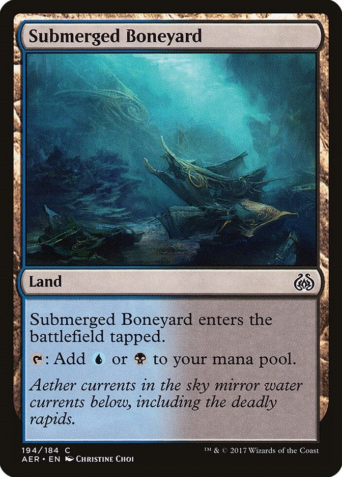 Image for Submerged Boneyard (194) [Aether Revolt] - Magic: The Gathering