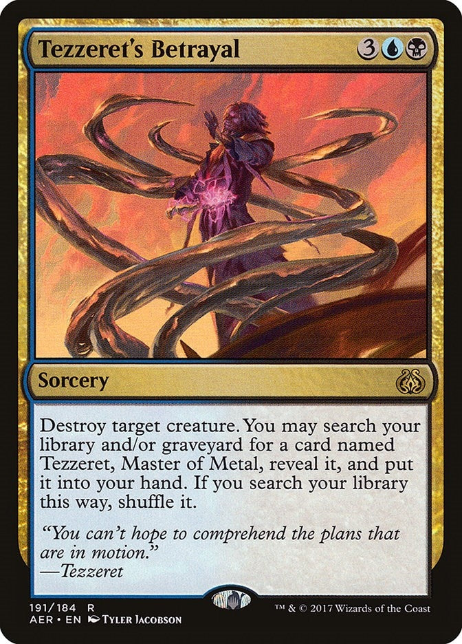 Image for Tezzeret's Betrayal (191) [Aether Revolt] - Magic: The Gathering