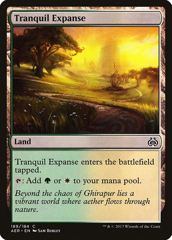 Image for Tranquil Expanse (189) [Aether Revolt] - Magic: The Gathering