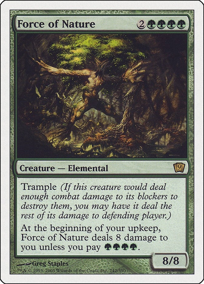 Image for Force of Nature (242) [9th Edition] - Magic: The Gathering