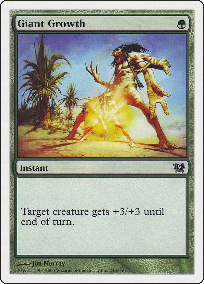 Image for Giant Growth (243) [9th Edition] - Magic: The Gathering