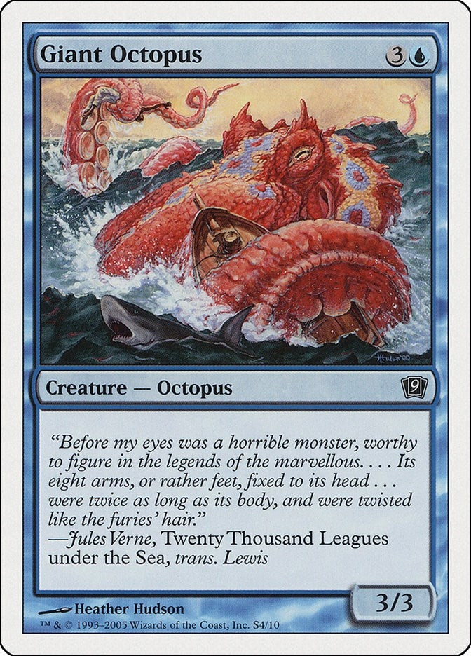 Image for Giant Octopus (S4) [9th Edition] - Magic: The Gathering
