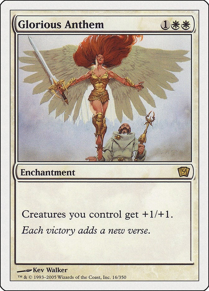 Image for Glorious Anthem (16) [9th Edition] - Magic: The Gathering