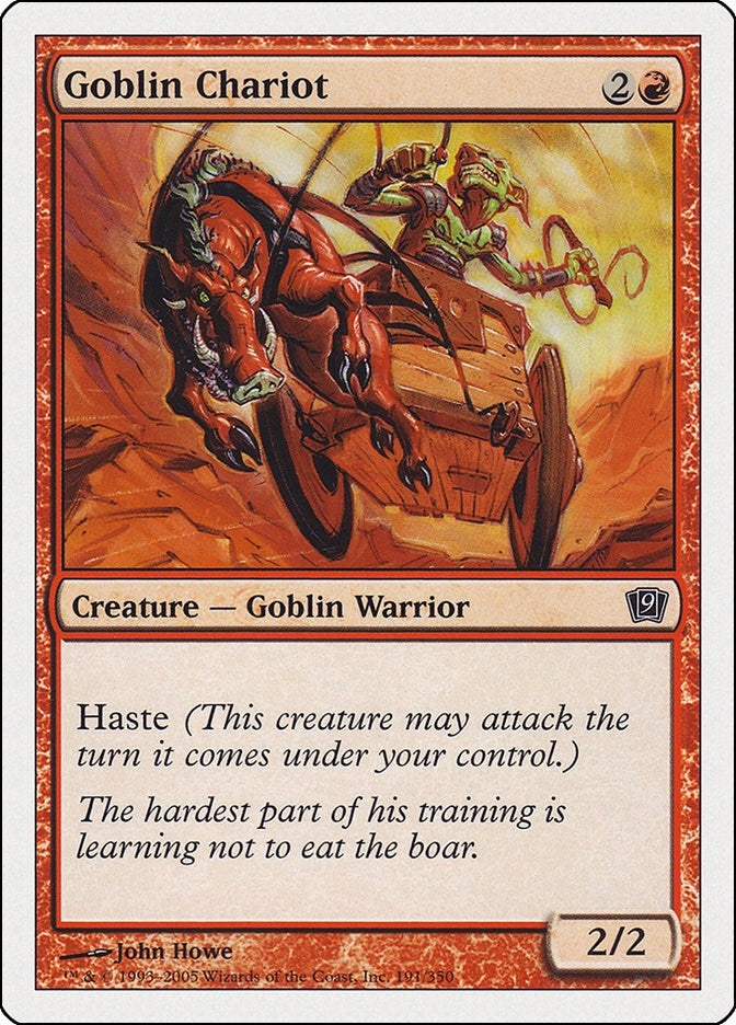 Image for Goblin Chariot (191) [9th Edition] - Magic: The Gathering