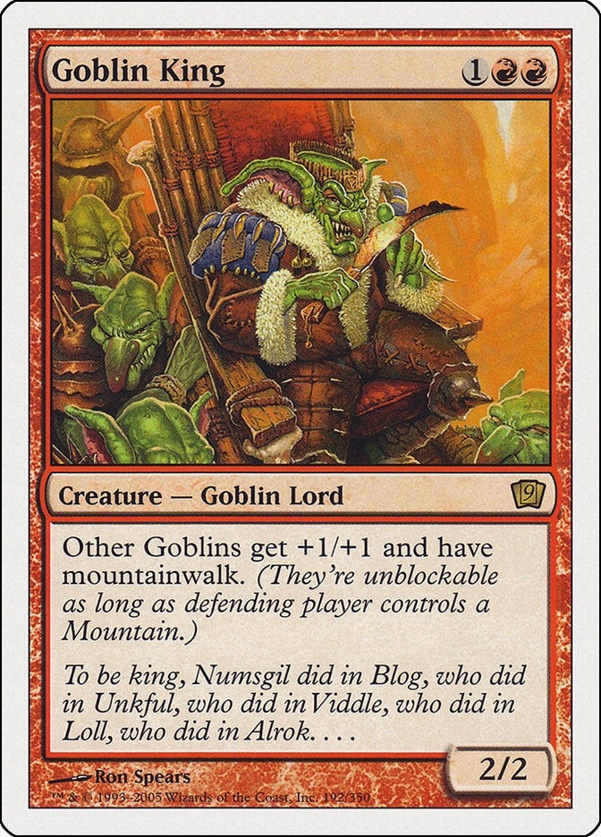 Image for Goblin King (192) [9th Edition] - Magic: The Gathering