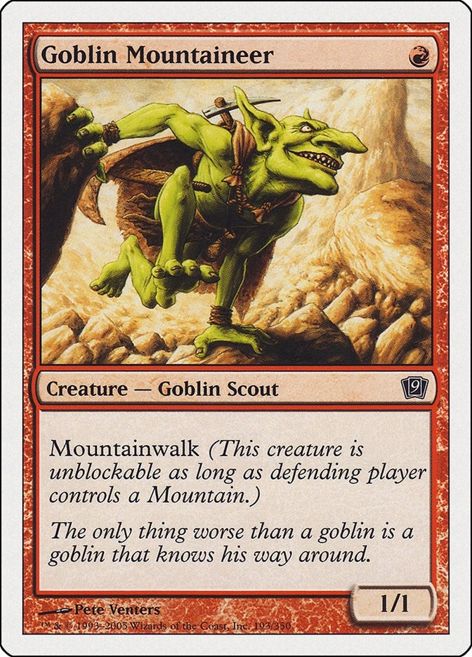 Image for Goblin Mountaineer (193) [9th Edition] - Magic: The Gathering