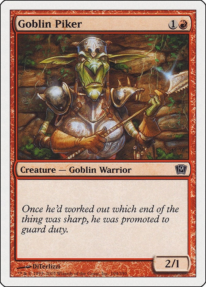 Image for Goblin Piker (194) [9th Edition] - Magic: The Gathering