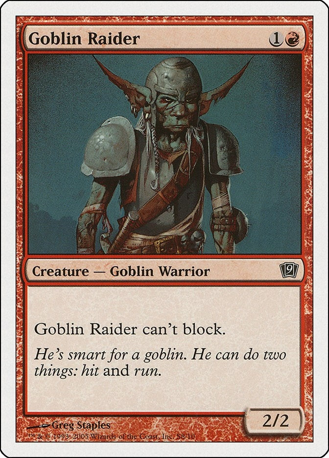 Image for Goblin Raider (S8) [9th Edition] - Magic: The Gathering