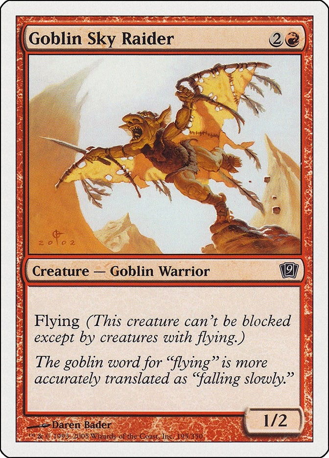 Image for Goblin Sky Raider (195) [9th Edition] - Magic: The Gathering