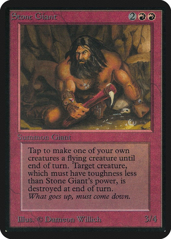 Image for Stone Giant [Alpha Edition] - Magic: The Gathering