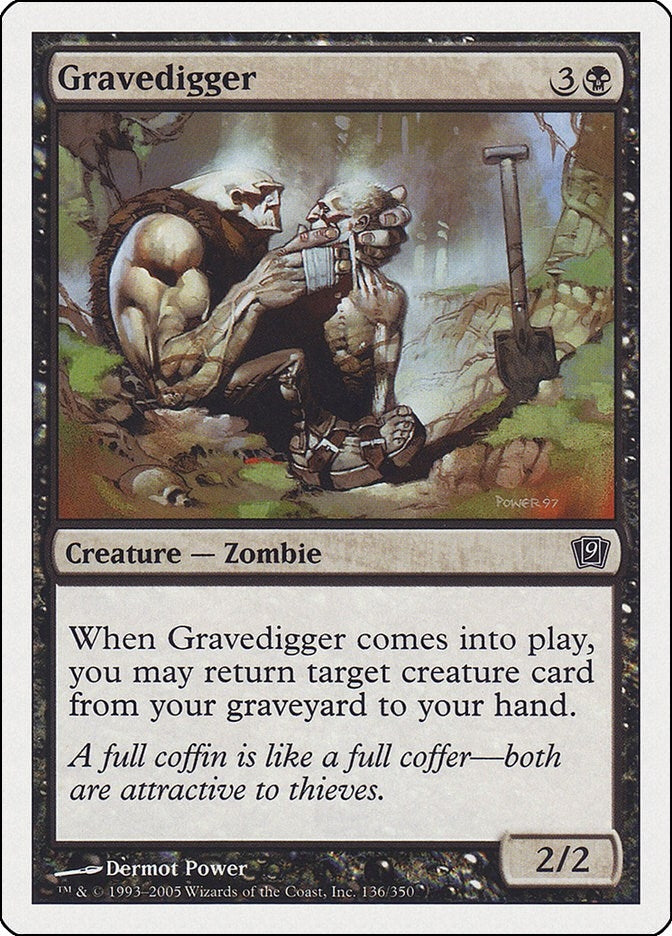 Image for Gravedigger (136) [9th Edition] - Magic: The Gathering