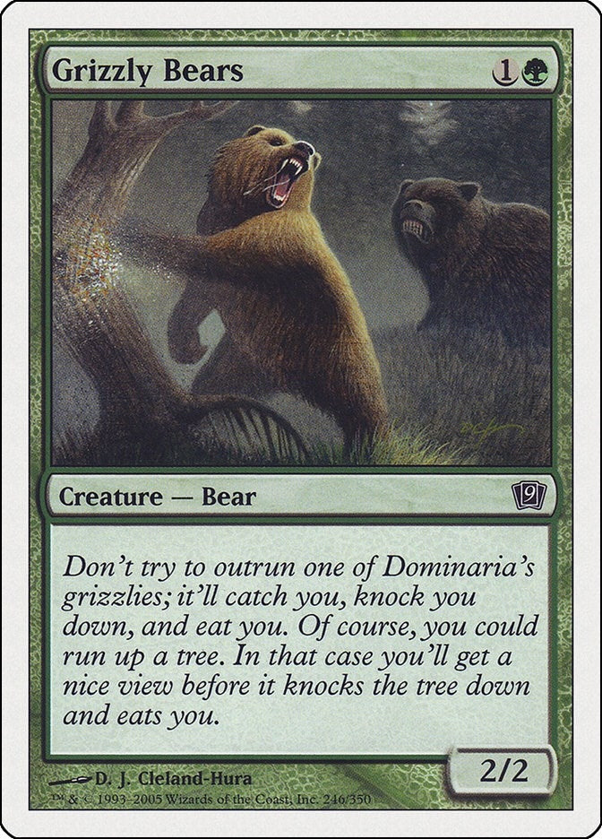 Image for Grizzly Bears (246) [9th Edition] - Magic: The Gathering