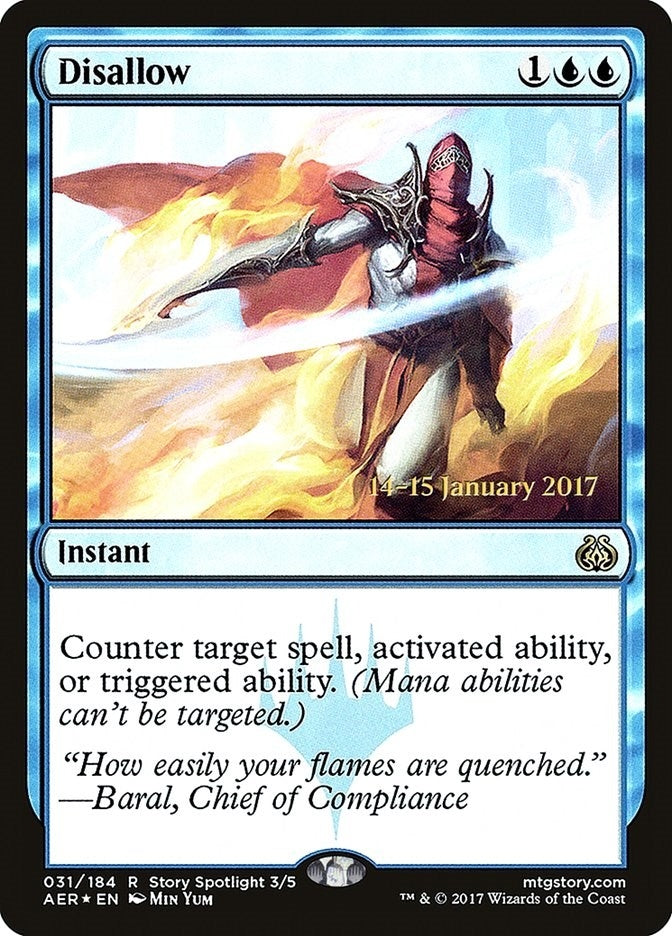 Image for Disallow (31) [Prerelease Cards] - Magic: The Gathering