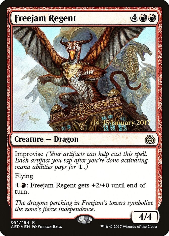 Image for Freejam Regent (81) [Prerelease Cards] - Magic: The Gathering