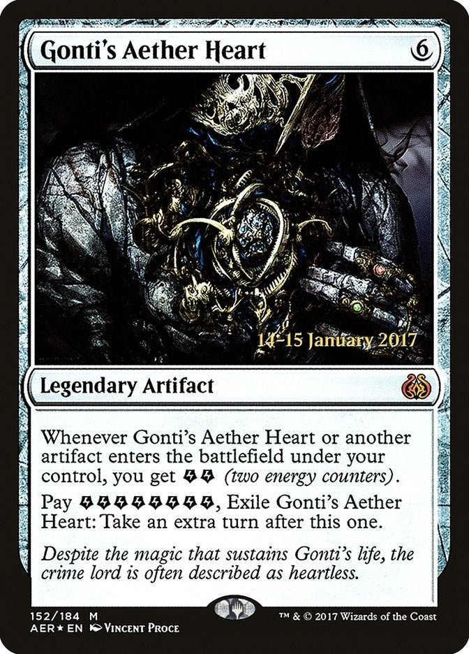 Image for Gonti's Aether Heart (152) [Prerelease Cards] - Magic: The Gathering