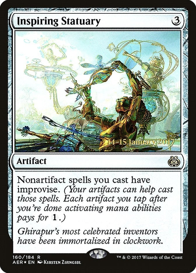 Image for Inspiring Statuary (160) [Prerelease Cards] - Magic: The Gathering