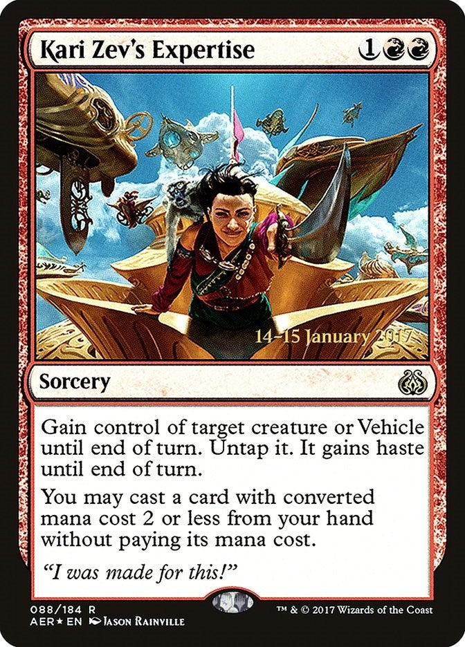 Image for Kari Zev's Expertise (88) [Prerelease Cards] - Magic: The Gathering