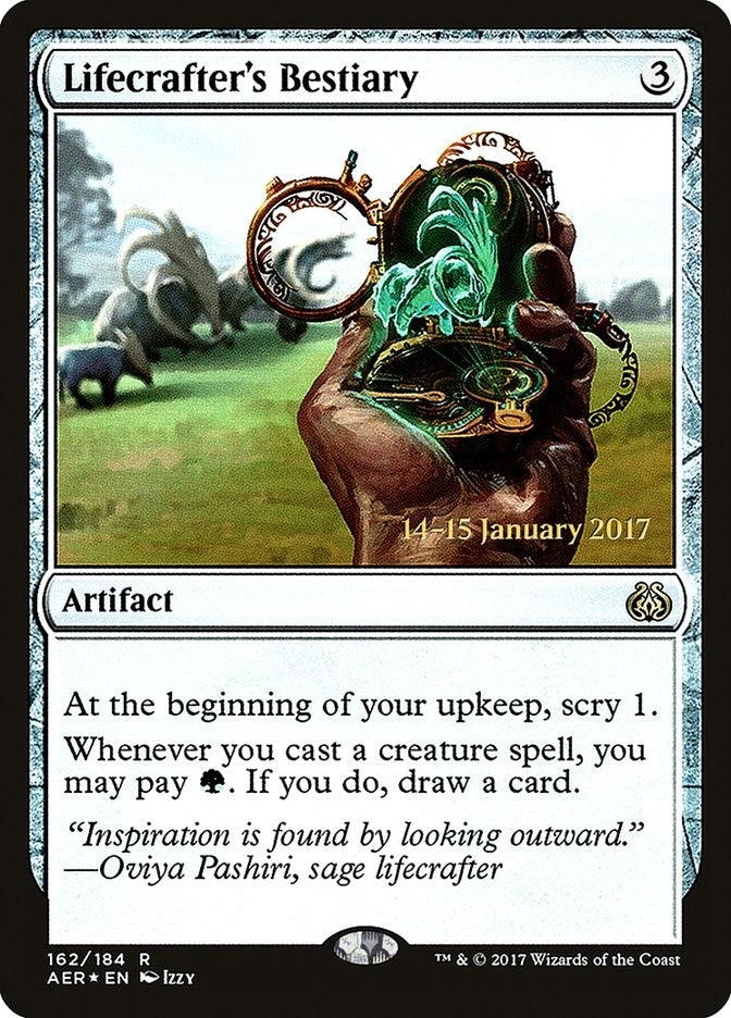 Image for Lifecrafter's Bestiary (162) [Prerelease Cards] - Magic: The Gathering